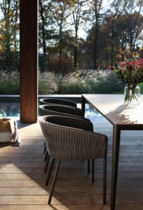 Tuinmeubelen outdoor furniture tuinmeubilair winter zomer binnen indoor design Royal Botania Chic Gardens