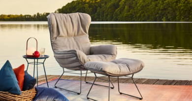 magazine chic gardens tuinen highback chairs stoel zitcomfort hangstoel zitmeubel outdoor tuinmeubels tuinmeubilair eenspersoonszetel knus comfort comfortabel schommelstoel outdoor living outdoor design tuinen tuindecoratie inspiratie ideeën