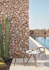 Chic Gardens, magazine voor outdoor living en design: natuurlijke kleuren zijn hip op het terras. Kies voor materialen in teak, rotan, bamboe... Wij geven tips!
