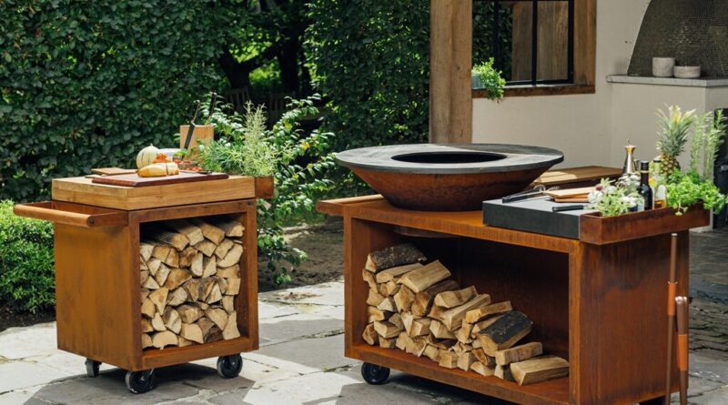 Chic Gardens magazine: inspiratie voor buitenkoken in eigen tuin: kooktoestellen (tafelgrill, barbecue, ...) en buitenkeukens van OFYR.