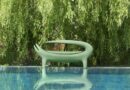 Buitenmeubilair: KROKO bank, nieuw van Slide, door Italiaans designer Marcantonio.