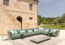 Fraaie buitenmeubels en outdoor accessoires voor je lenteterras: Fast Solaris hoeksofa en salontafel