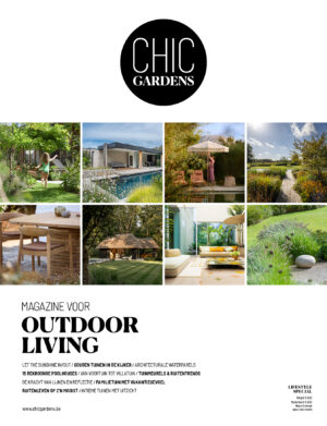 Nu te koop: Chic Gardens lente/zomer 2026, het magazine boordevol inspiratie over tuinarchitectuur, buitentrends en tuinmeubelen.