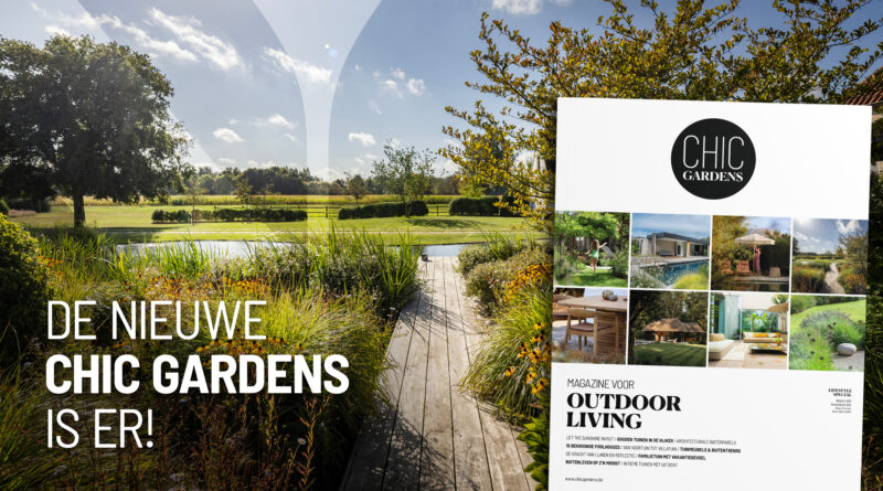Nieuwe editie: Chic Gardens lente/zomer 2026, boordevol inspiratie voor jouw tuin en terras. Zo is jouw buitenruimte helemaal klaar voor de zomer!
