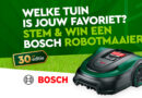 Stem op jouw favoriete tuin & win een Bosch robotmaaier!